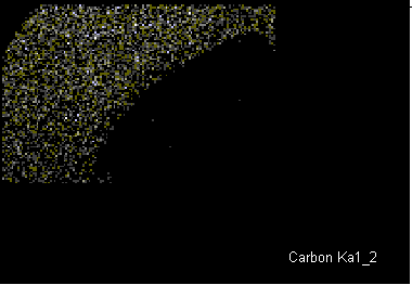 EDX mapping of Carbon